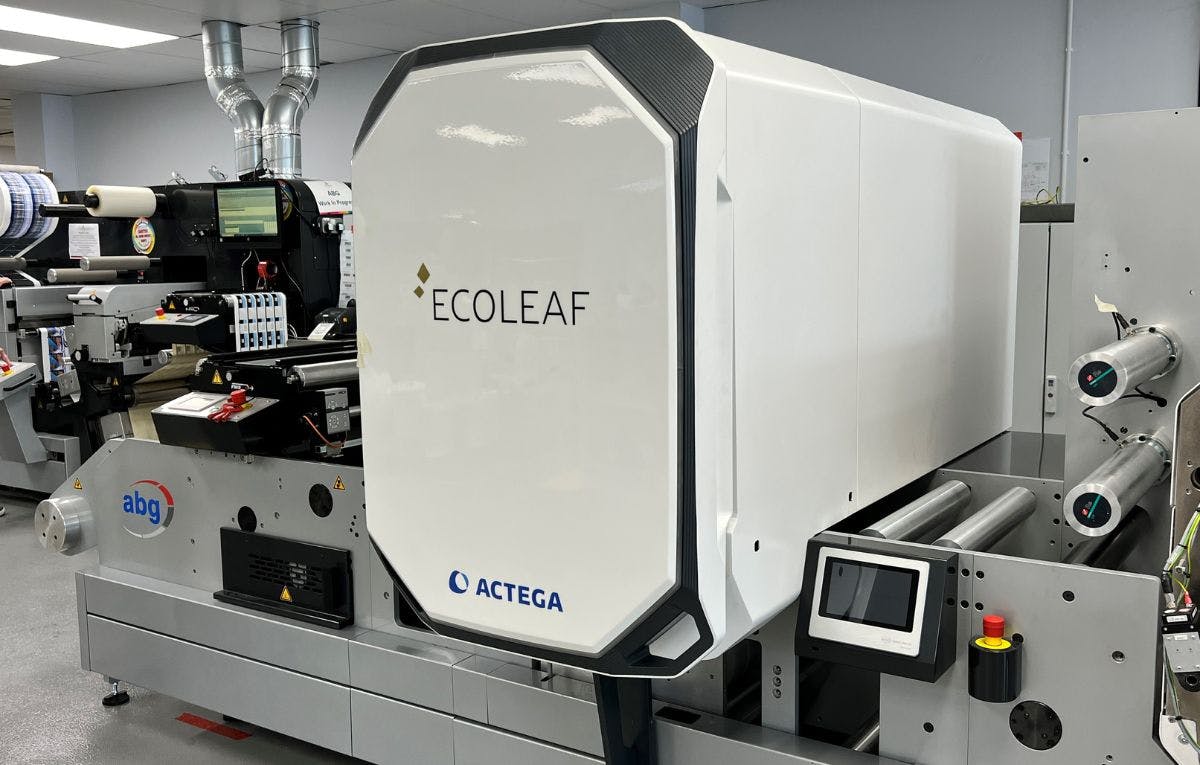 ACTEGA ECOLEAF Machine Installation