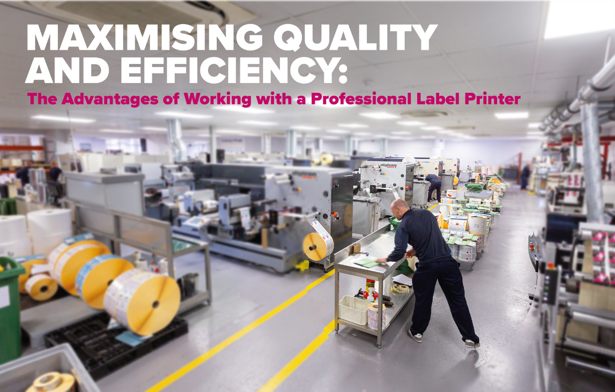 Advantages of Working with a Professional Label Printer